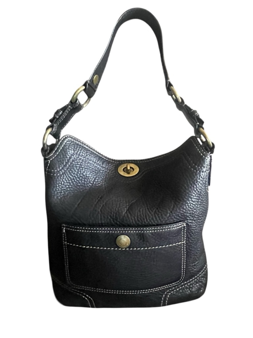 Coach Chelsea NS Pebbled Leather Bag